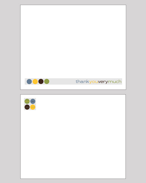 Four Dots Design Thank You Notes