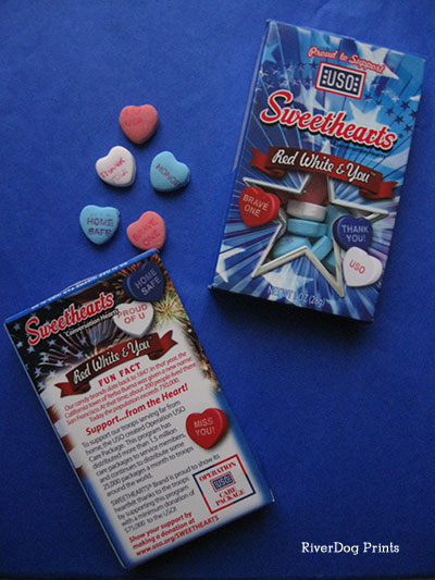 Click the Sweetheart Boxes to visit the USO site