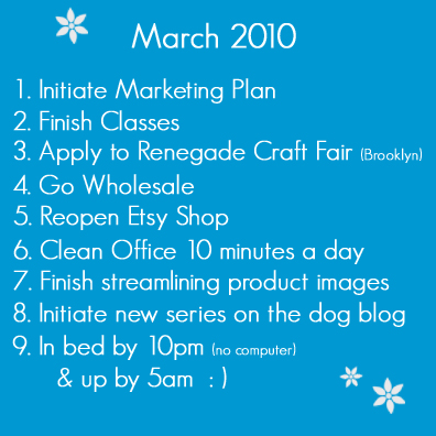 march-goals